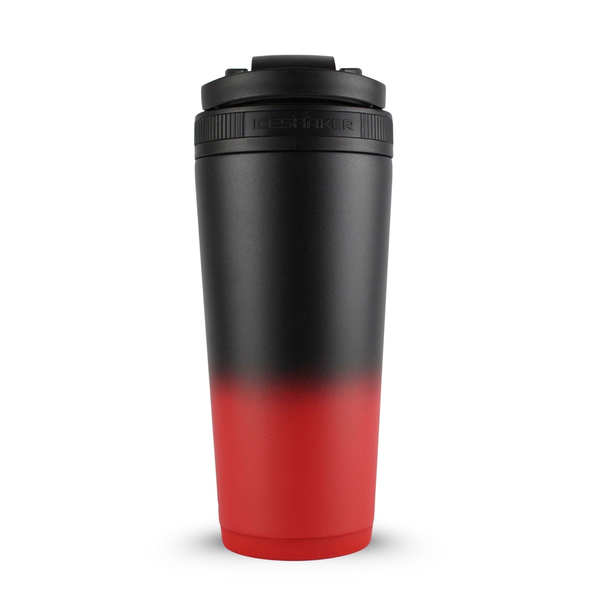 26oz Ice Shaker - Red Black Ombre