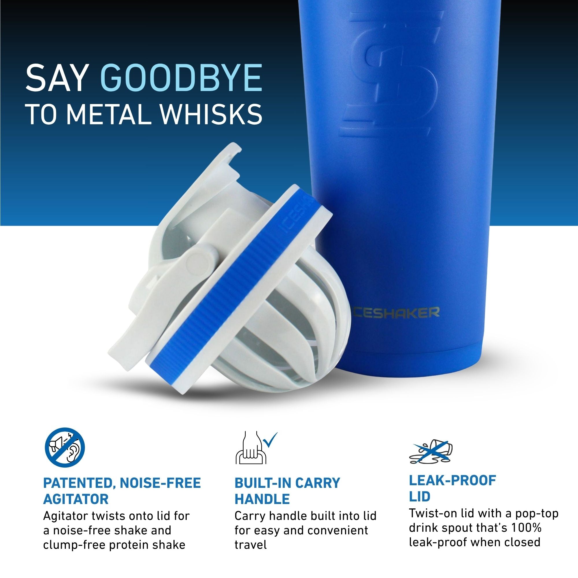 26oz Ice Shaker - Royal Blue