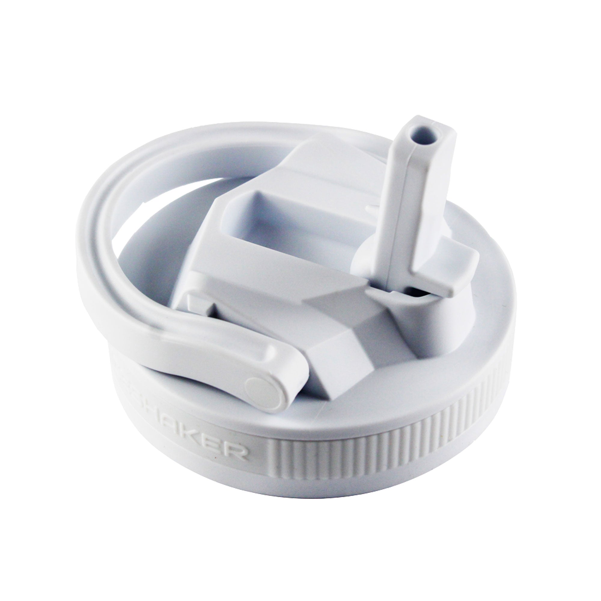 26oz Sport Lid & Internal Straw - White Lid with White Band