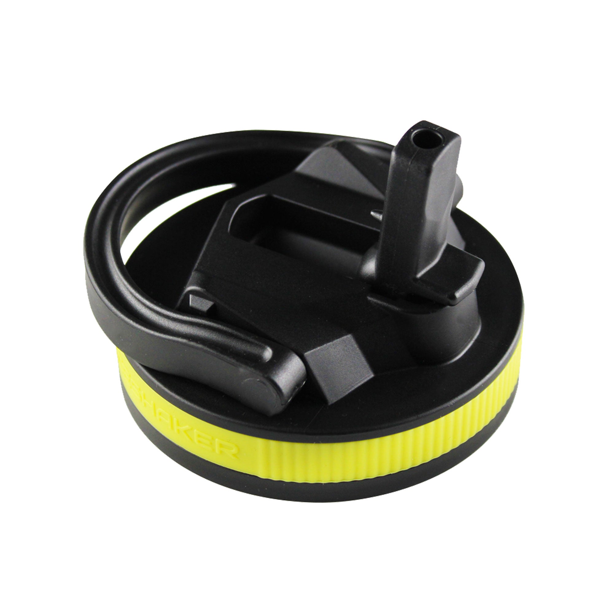 26oz Sport Lid & Internal Straw - Black Lid with Yellow Band