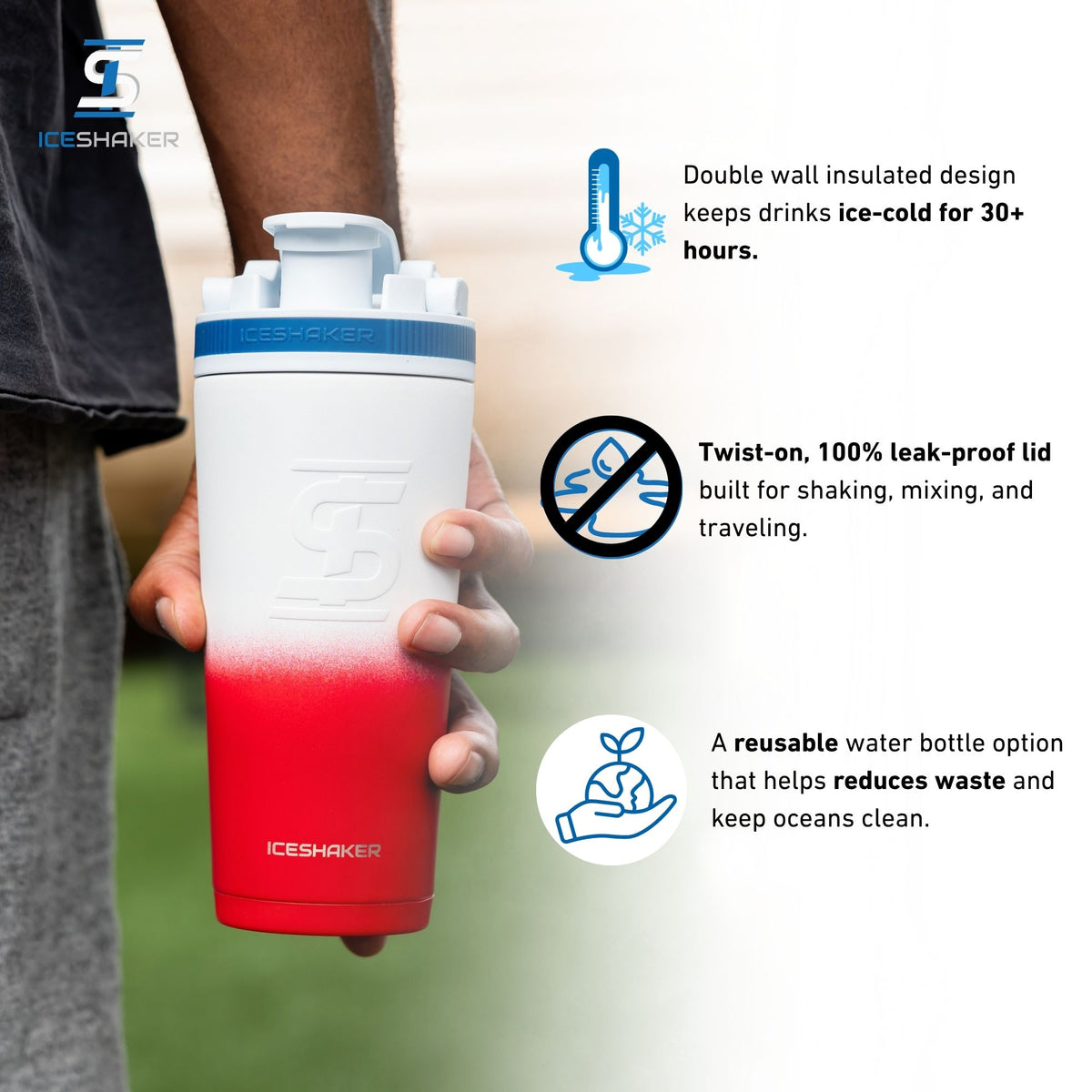 26oz Ice Shaker - USA