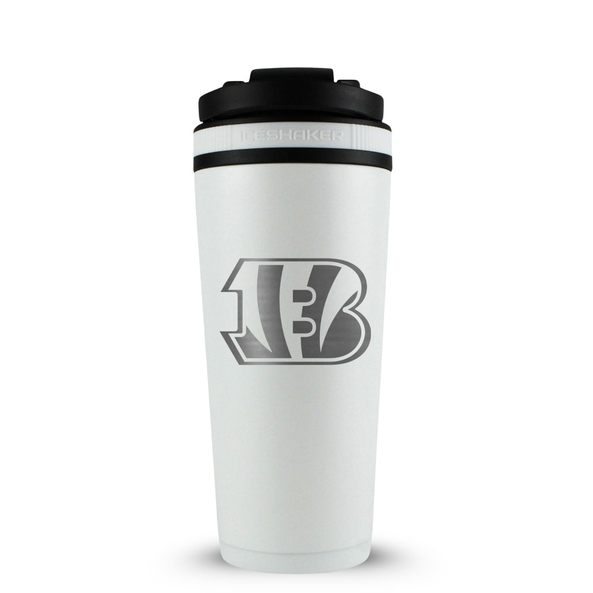 Officially Licensed Cincinnati Bengals 26oz Ice Shaker - White