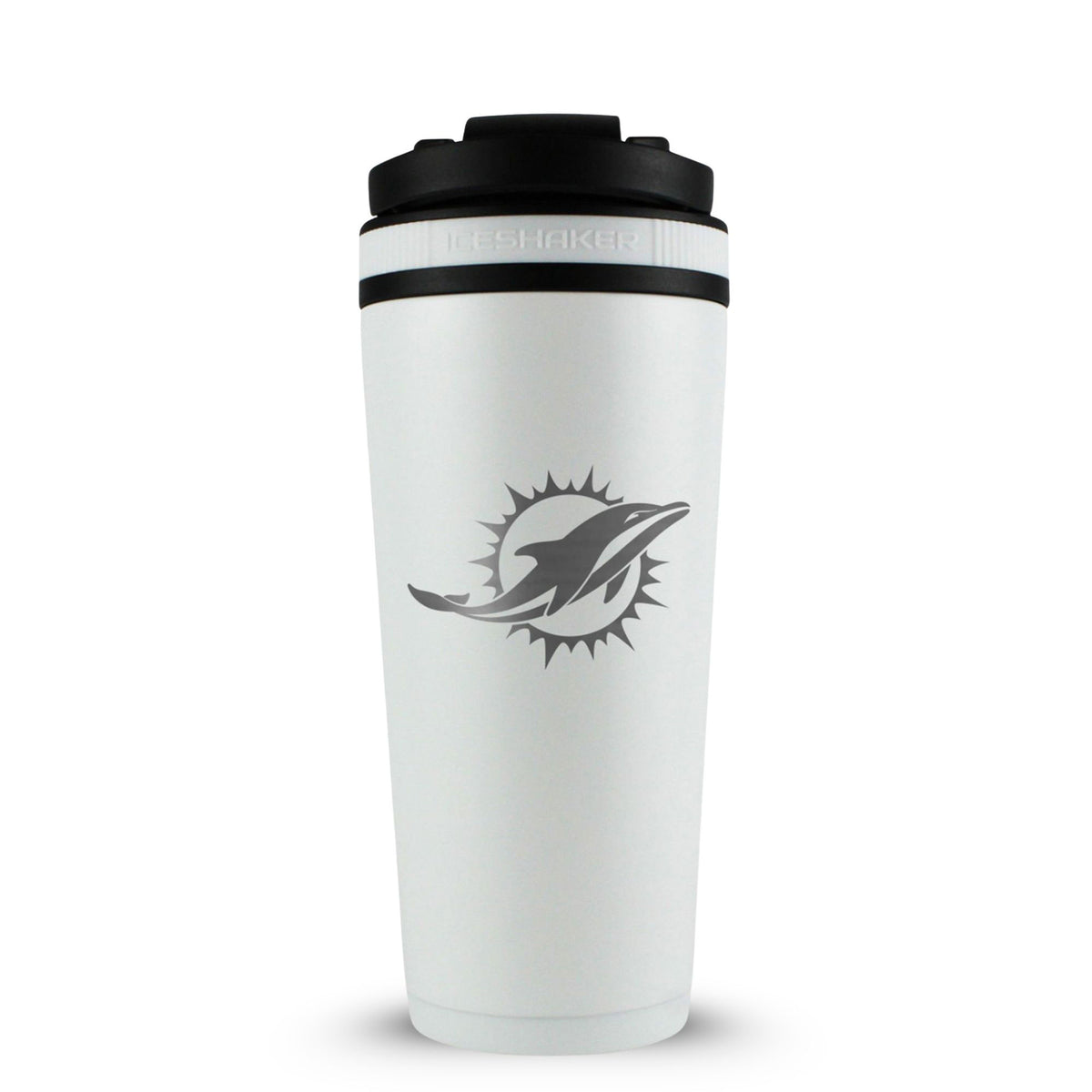 Officially Licensed Miami Dolphins 26oz Ice Shaker