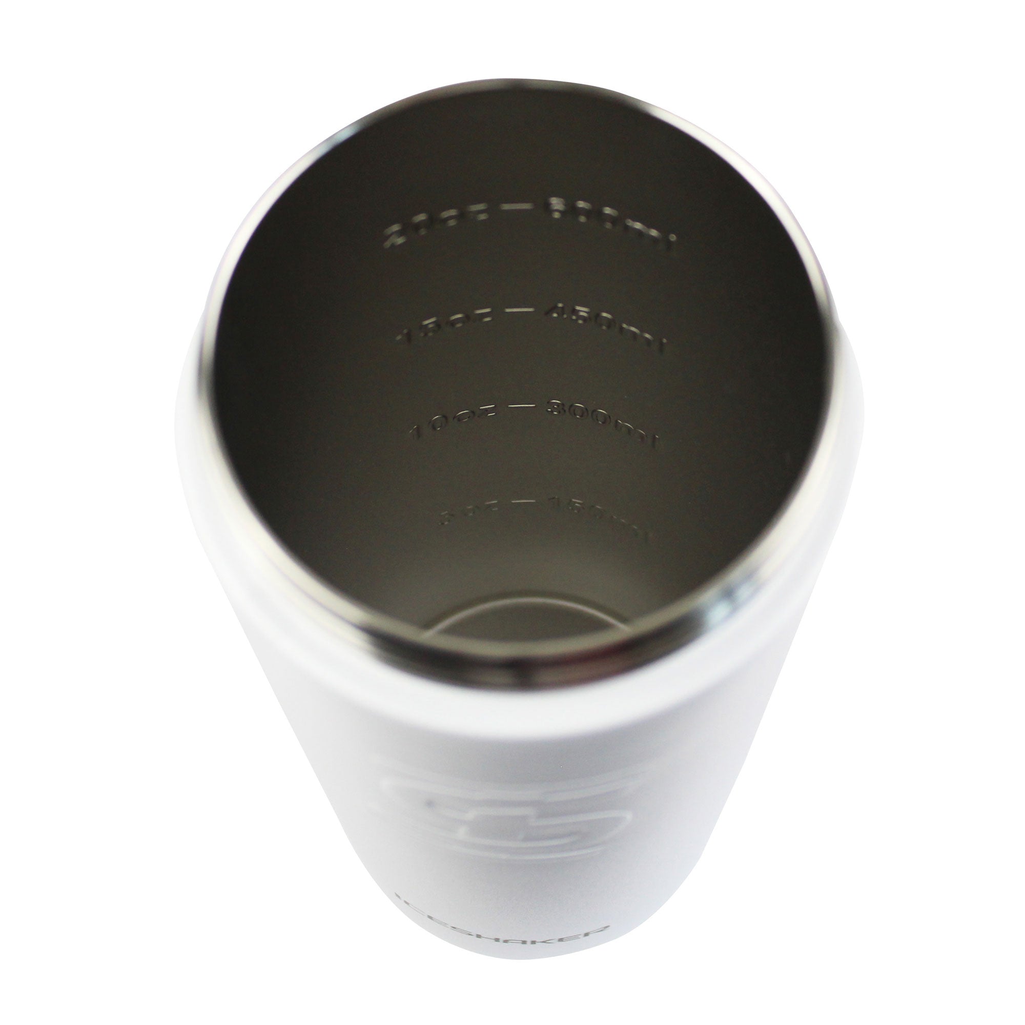 Yoga Six 26oz Ice Shaker - White