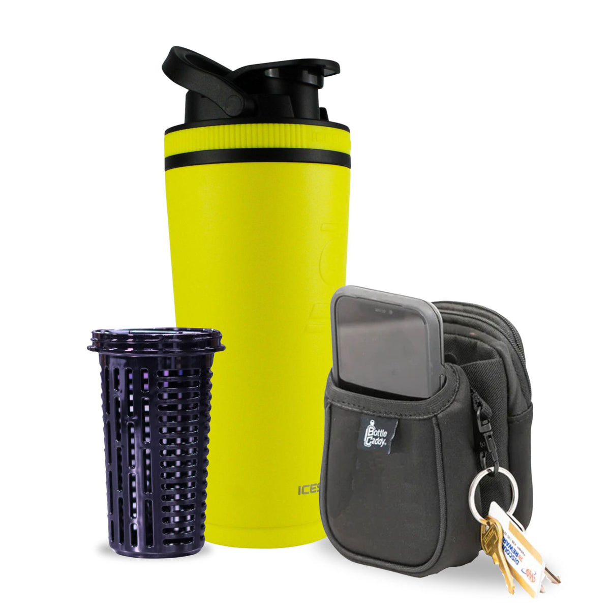 Yellow 26oz Ice Shaker Bundle