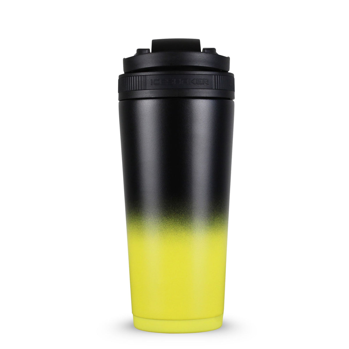 26oz Ice Shaker - Yellow Black Ombre