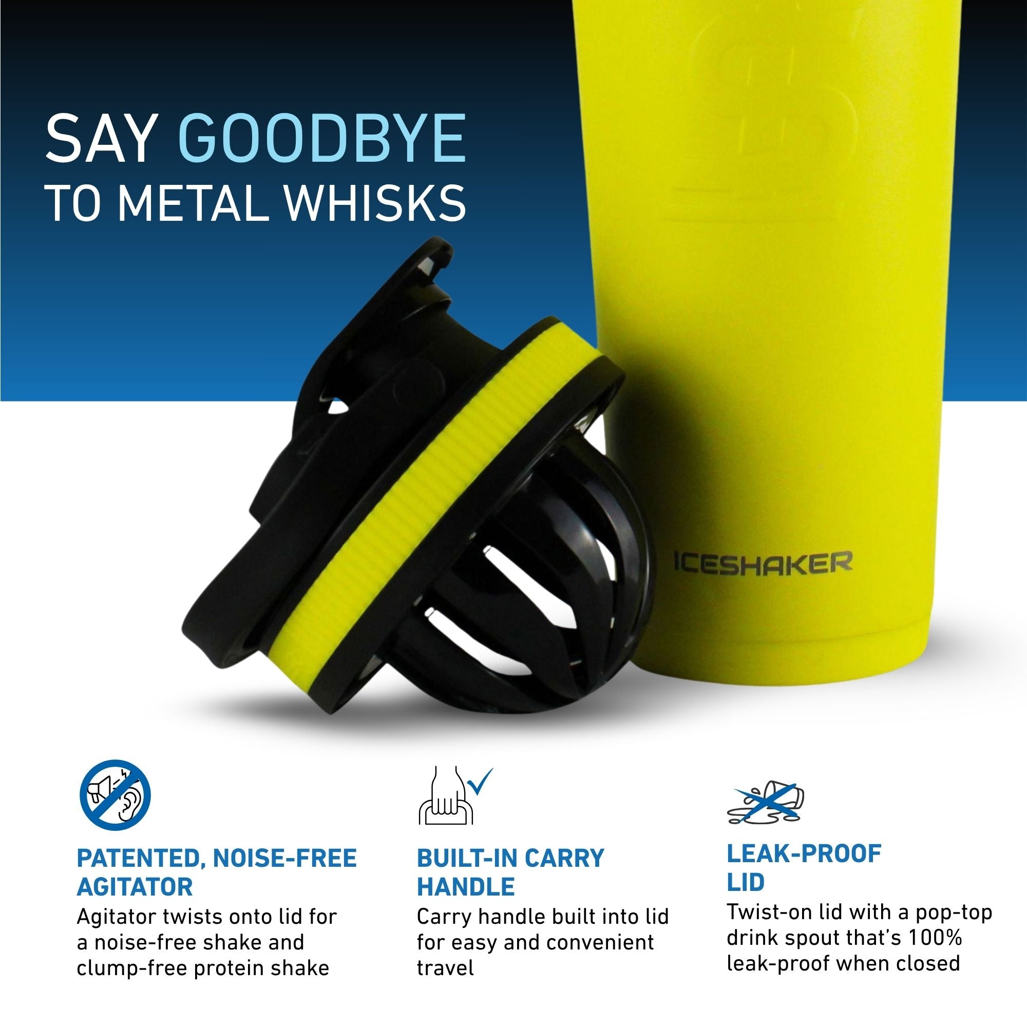 26oz Ice Shaker - Yellow