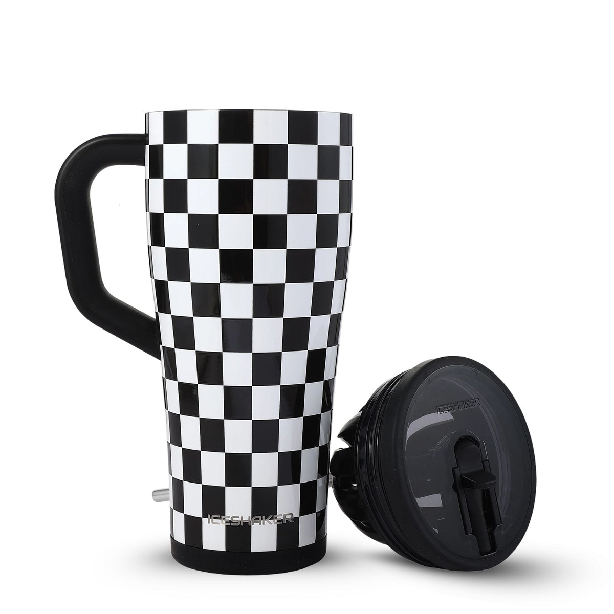 32oz Legend Series Shaker Bottle - Black & White Checkers