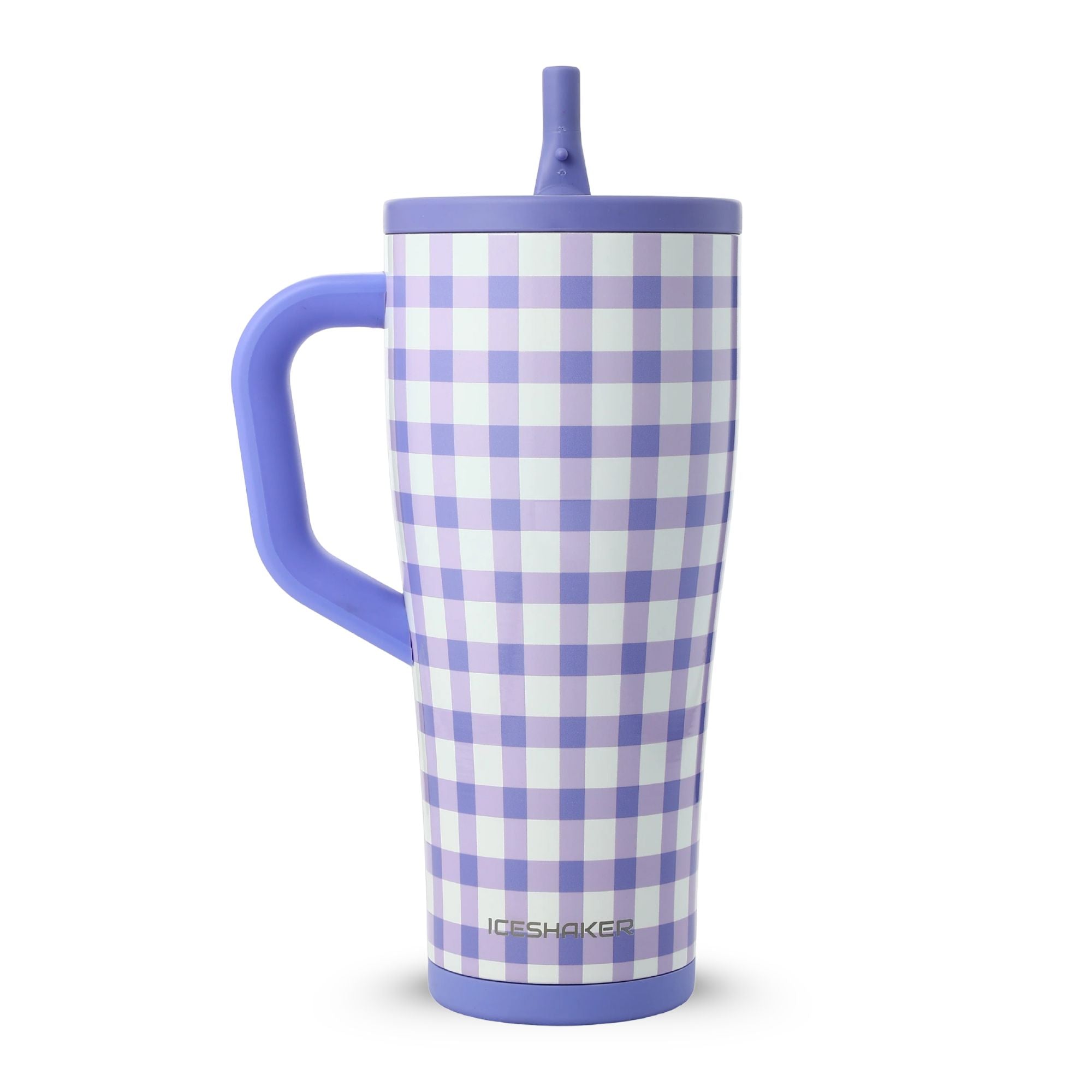 32oz Legend Series Shaker Bottle - Purple Gingham