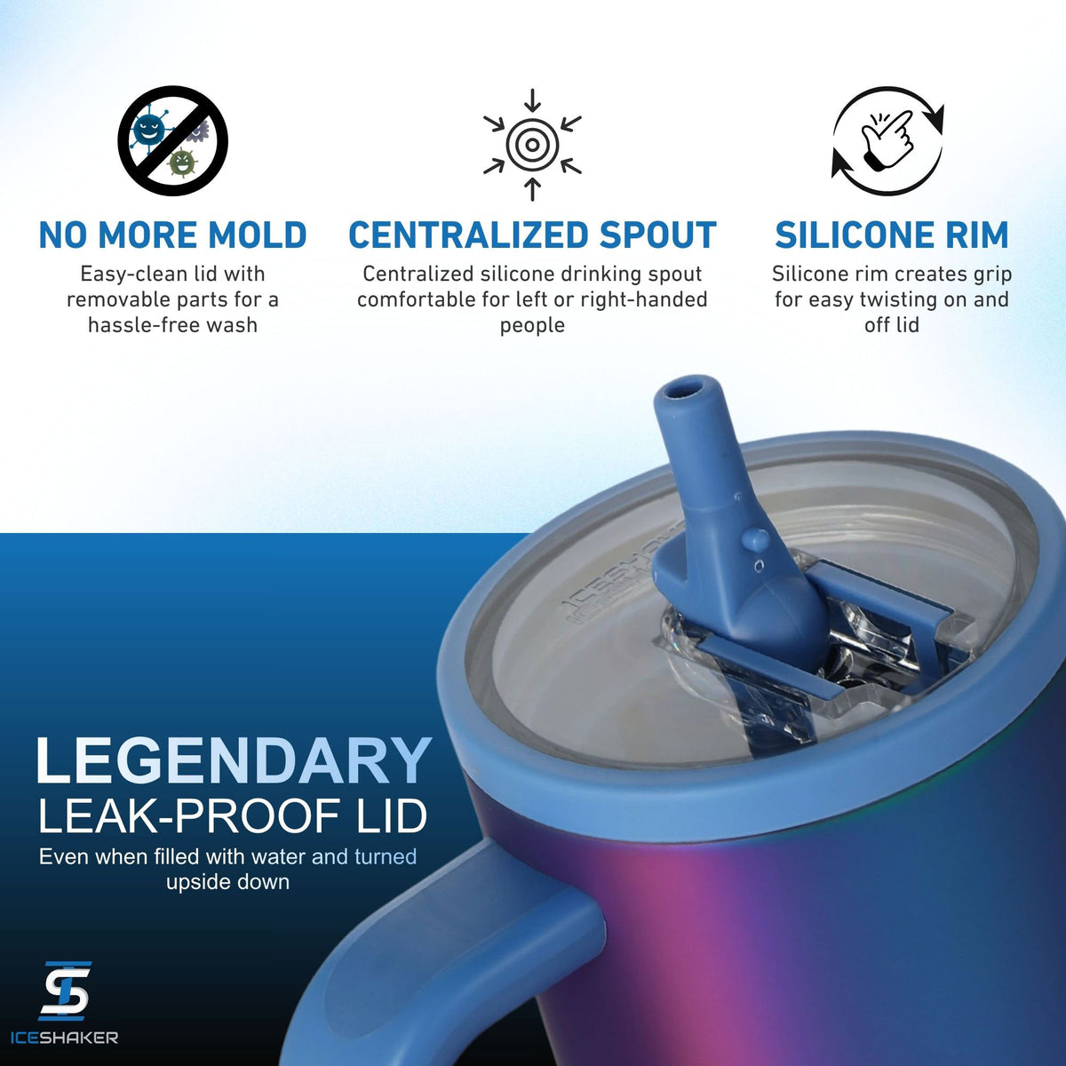 32oz Legend Series Shaker Bottle - Wisteria