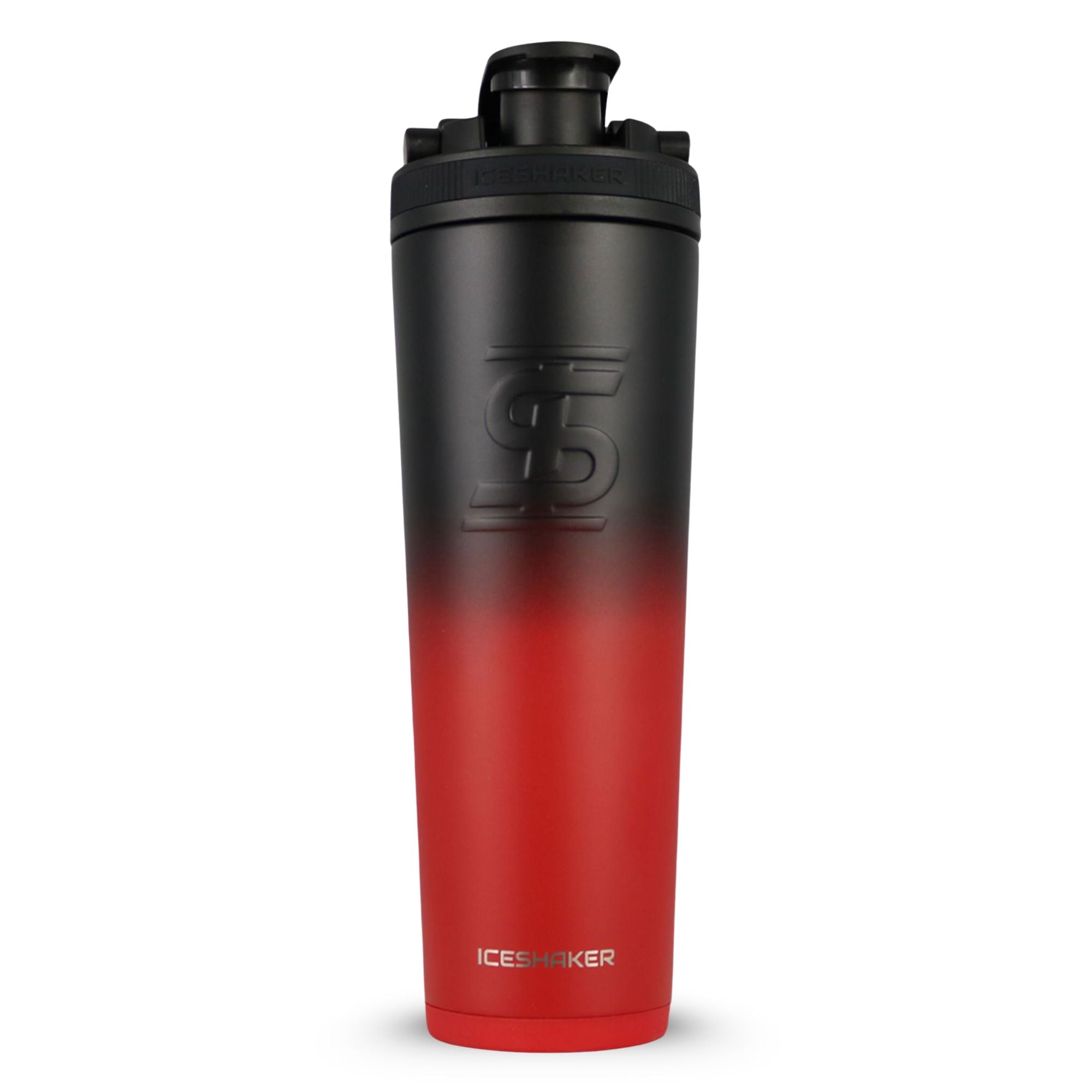 CUSTOM 32oz Ice Shaker - Red Black Ombre