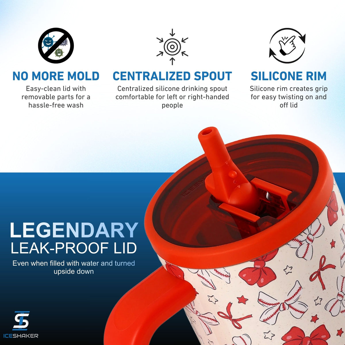 40oz Legend Series Shaker Bottle - Ball Park Social