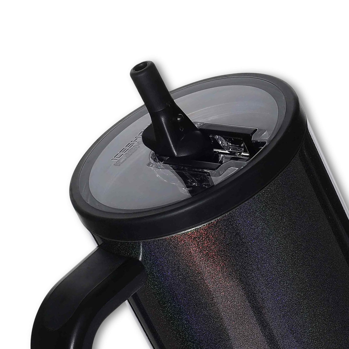 40oz Legend Series Shaker Bottle - Glitter Black