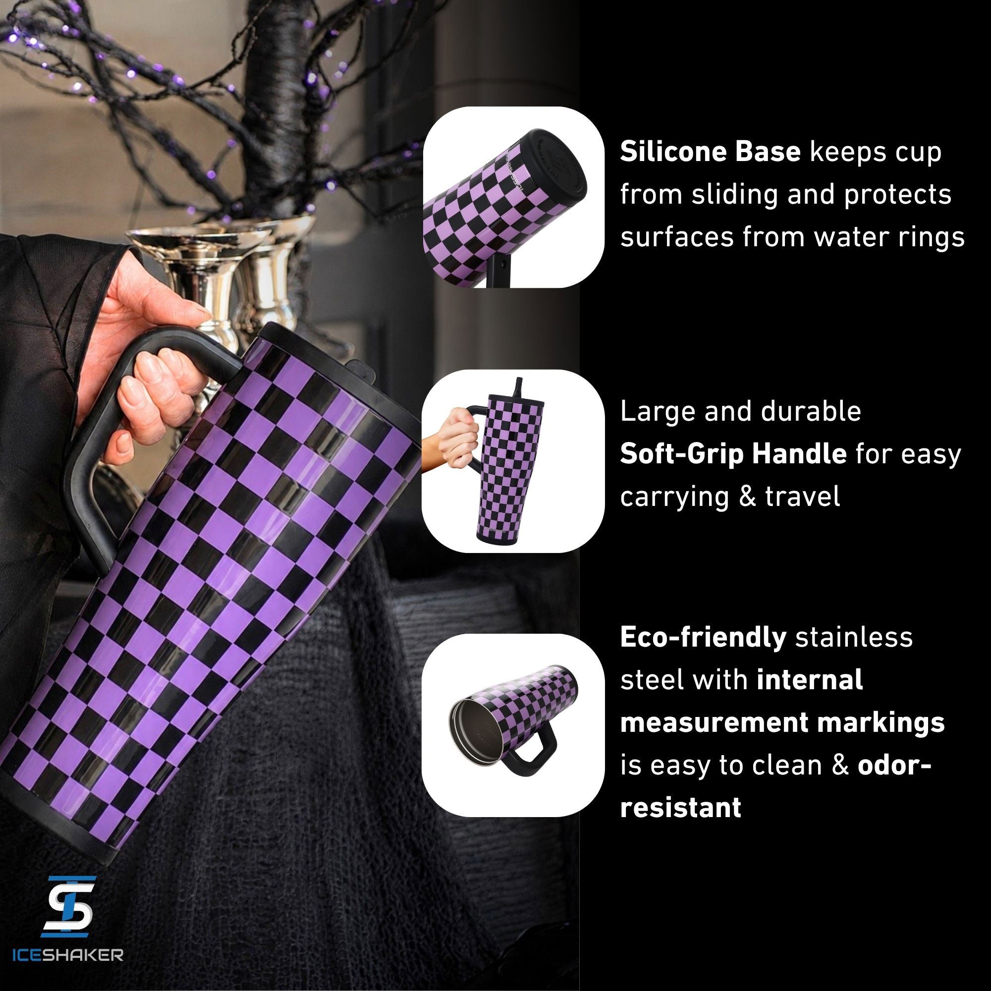 Ice Shaker Legend Series Stainless Steel Shaker Bottles