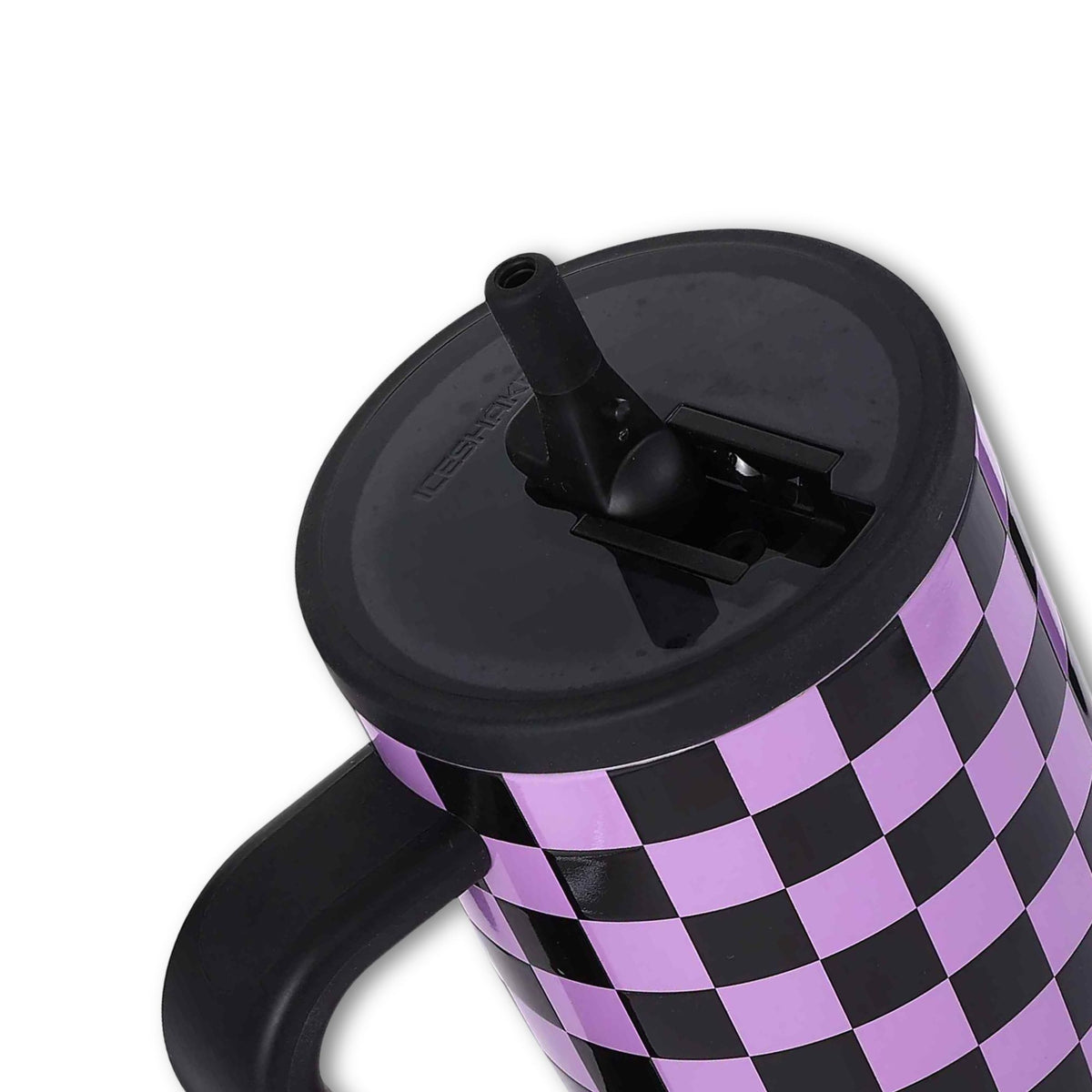 40oz Legend Series Shaker Bottle - Purple Black Checkers