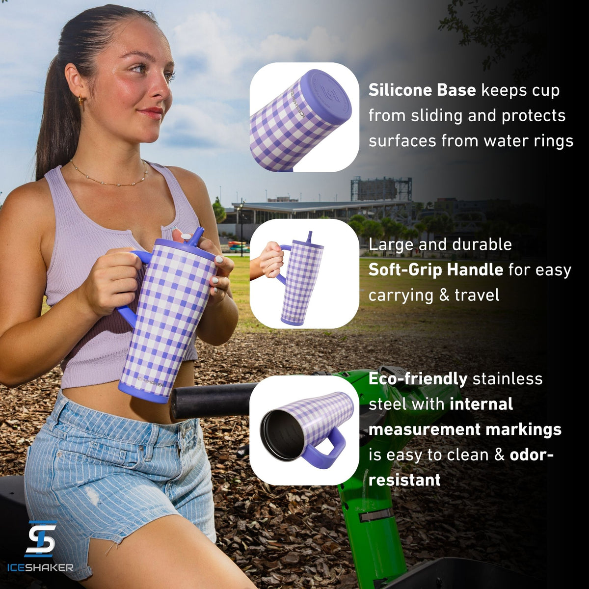 Ice Shaker Legend Series Stainless Steel Shaker Bottles