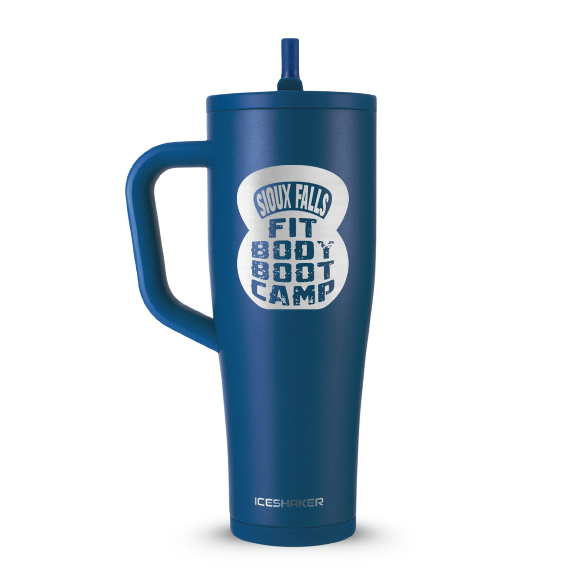 CUSTOM Sioux Falls Fit Body Boot Camp Kettlebell 40oz Legend Tumbler - Navy