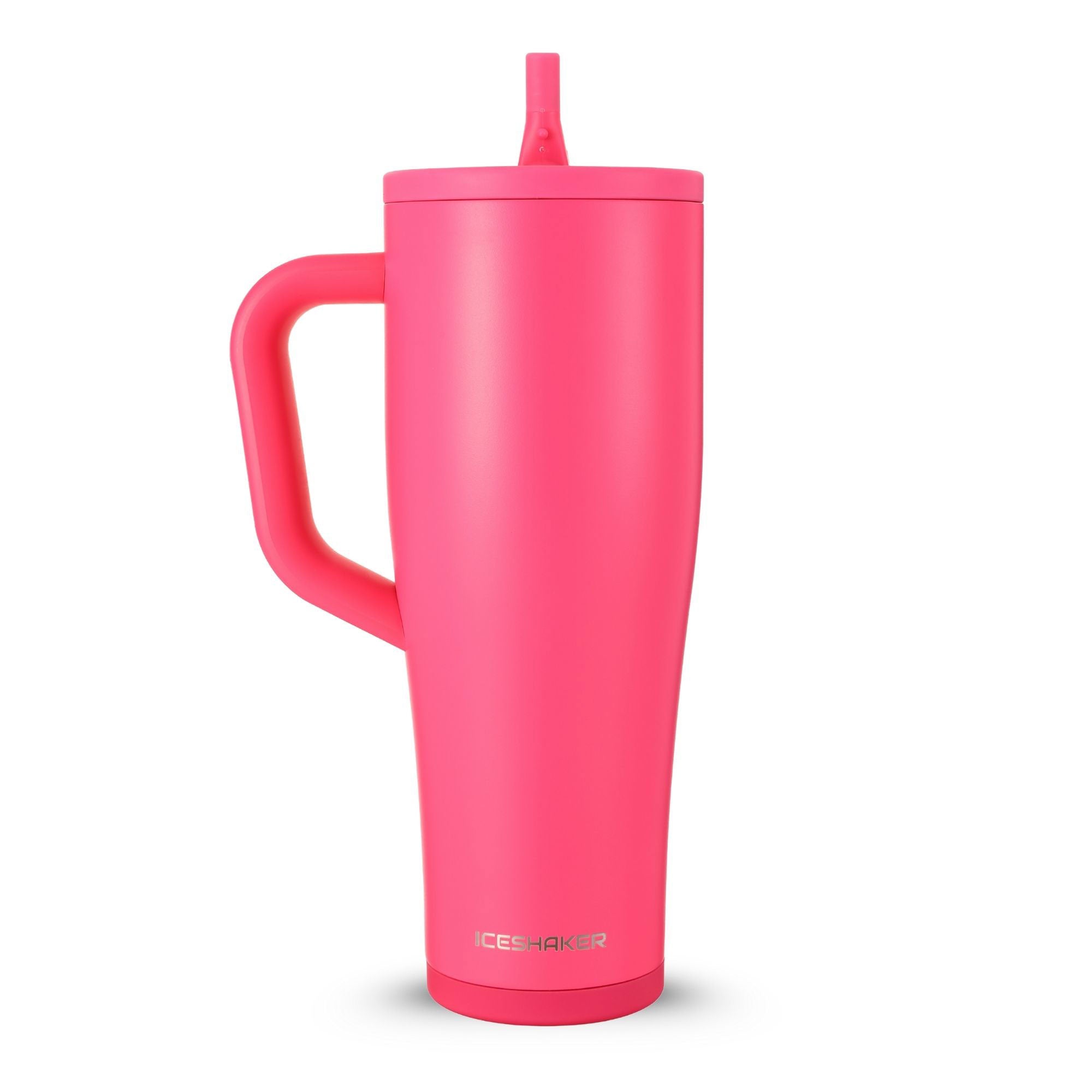 CUSTOM Sports Logo 40oz Legend Shaker Tumbler - Neon Pink