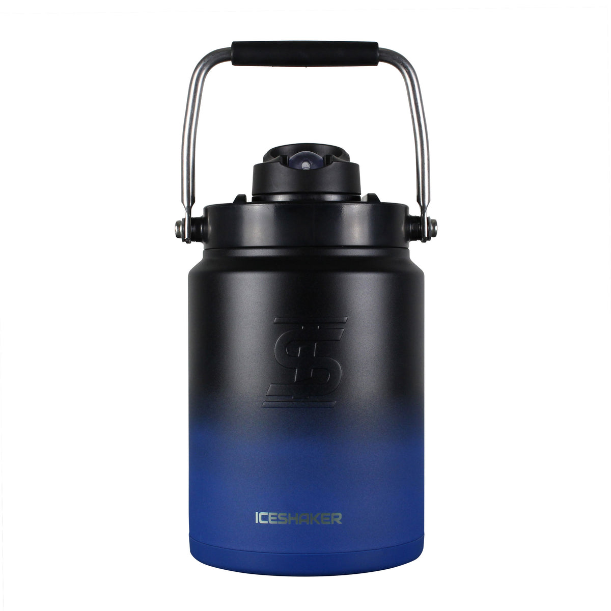 Half Gallon Jug with Silicone Base - Navy Black Ombre