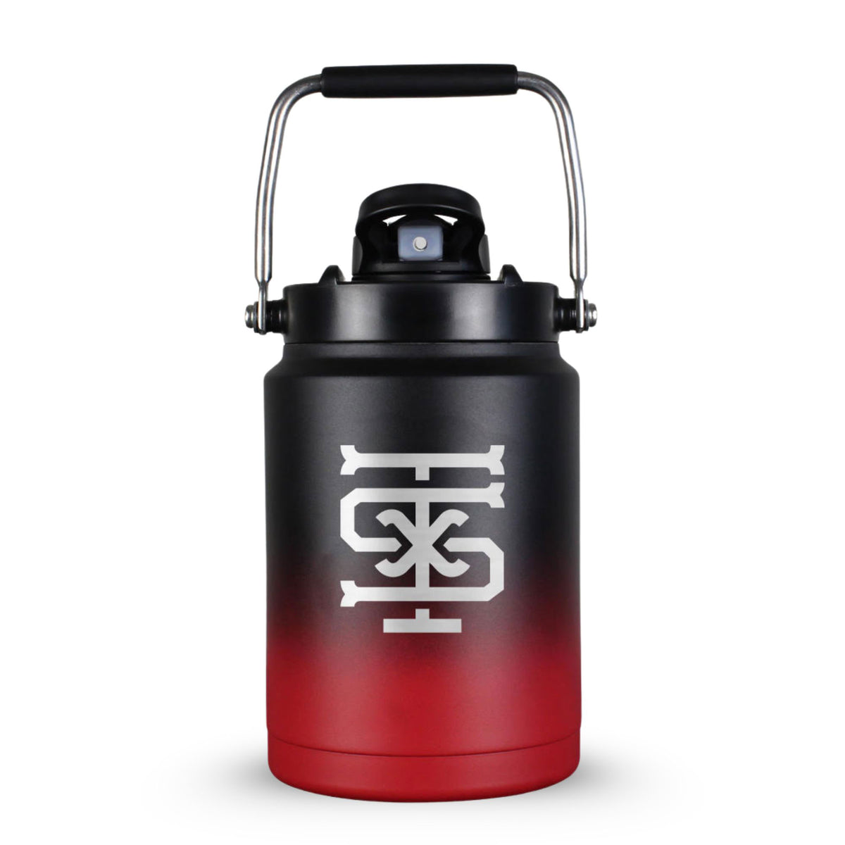CUSTOM Texas Sandlot Half Gallon Jug - Red Black Ombre