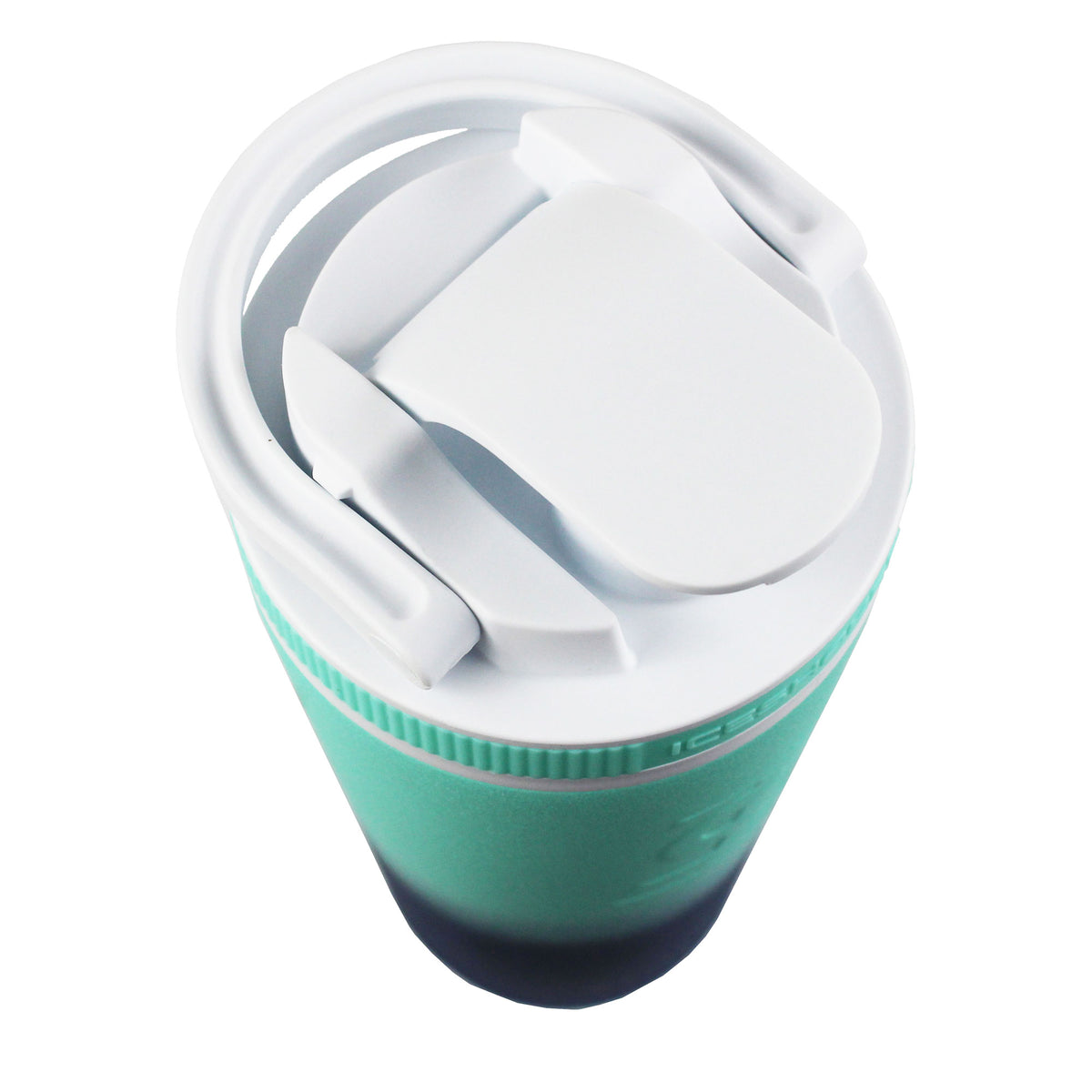 26oz Shaker Lid - White Lid with Mint Band