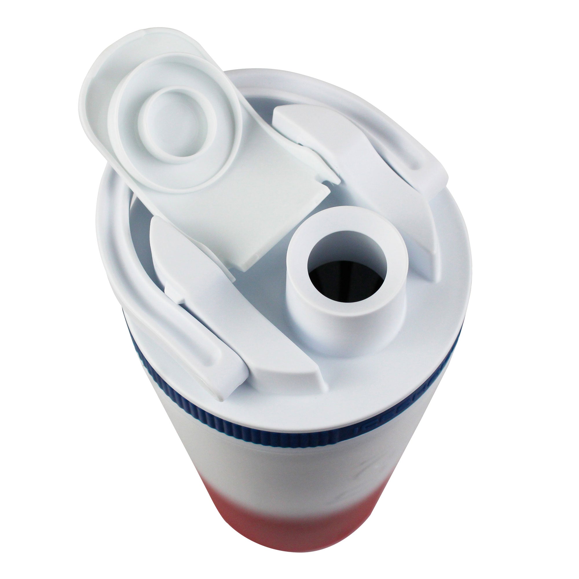 26oz Shaker Lid - White Lid with USA Band