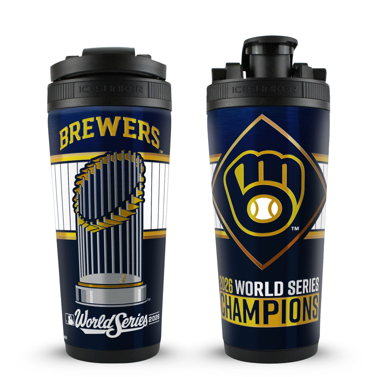 Milwaukee Brewers 2026 World Series Champions 4D Ice Shaker