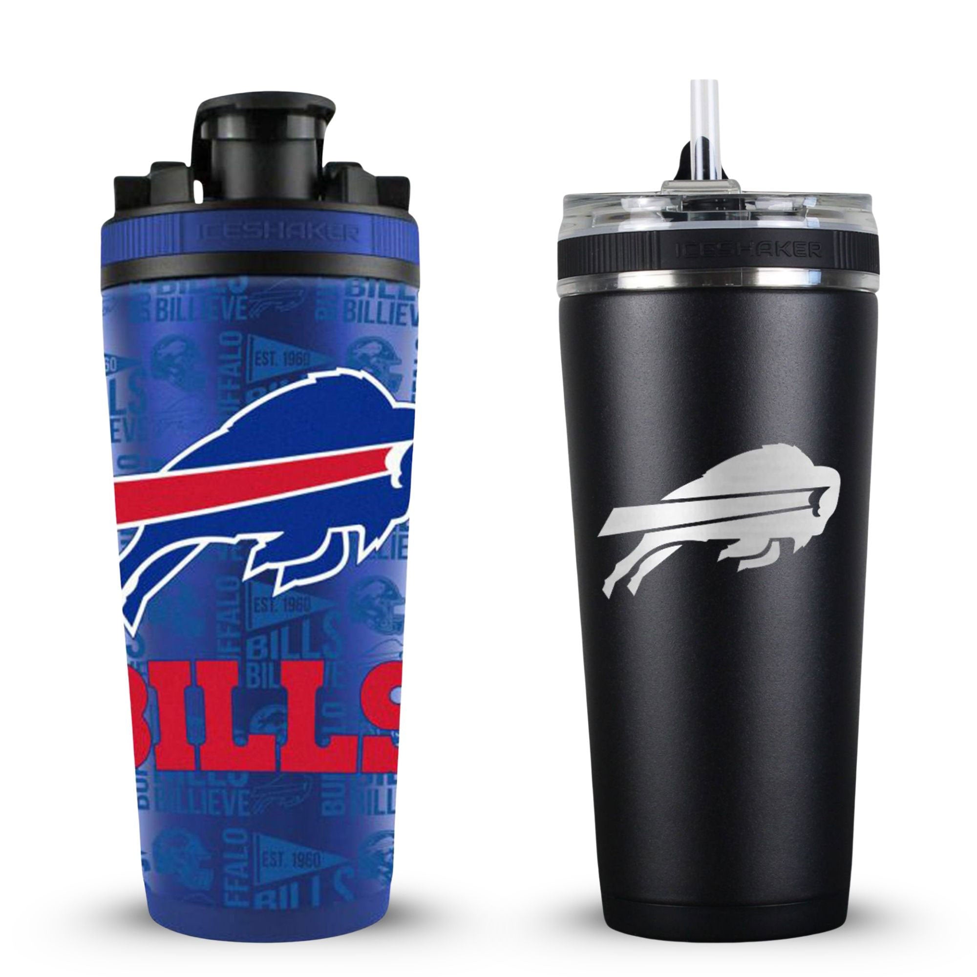 Buffalo Bills 4D Shaker & Flex Bottle Bundle