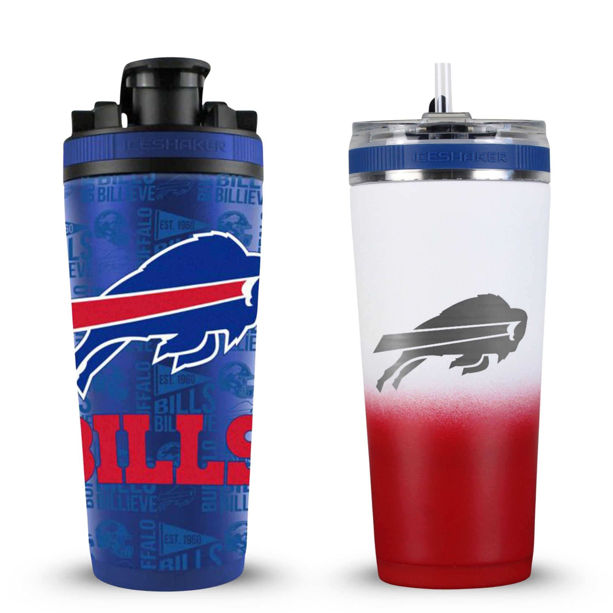 Buffalo Bills 4D Shaker & Flex Bottle Bundle