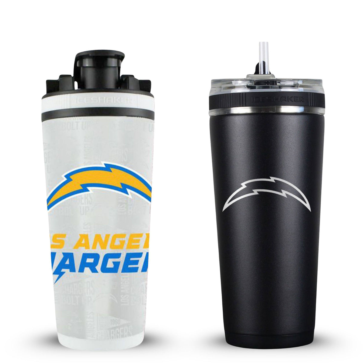 Los Angeles Chargers 4D Shaker & Flex Bottle Bundle